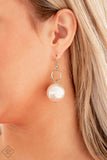 Wall Street Welcome Party - White Earrings