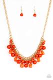 Tour de Trendsetter - Orange Necklace