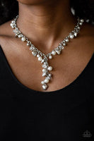 Vintage Heartthrob - White Necklace