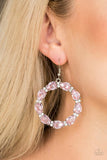 Ring Around the Rhinestones - Pink Earring