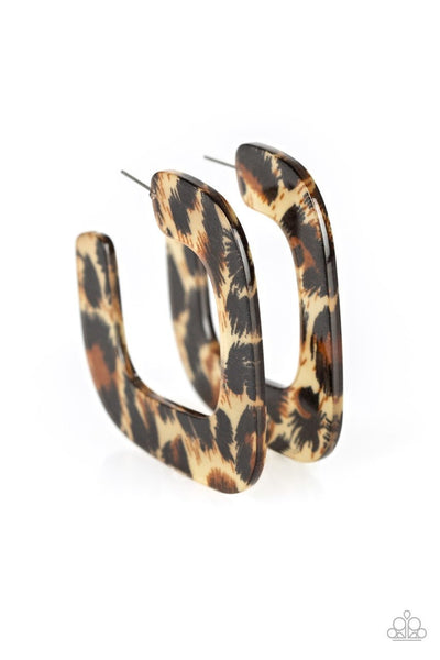 Cheetah Incognita - Brown Earrings