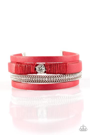 Catwalk Craze - Red Bracelet