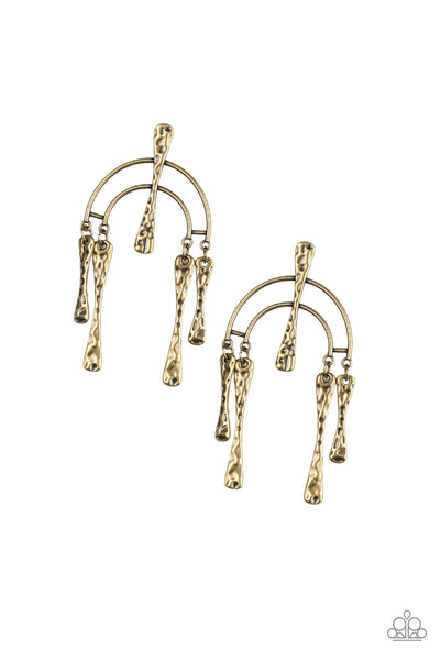 ARTIFACTS Of Life - Brass Post Earring