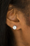 Just in TIMELESS - White Earrings