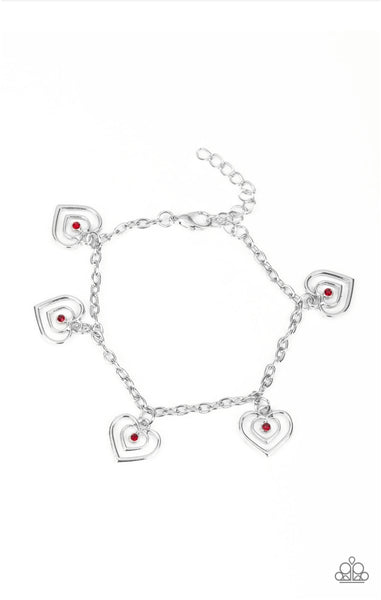 Unbreakable Hearts - Red Bracelet