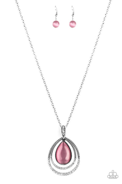 Glow and Tell - Pink Necklace