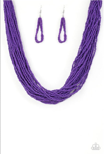 The Show Must CONGO - Purple Necklace