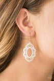 Mantras and Mandalas - Gold Earring