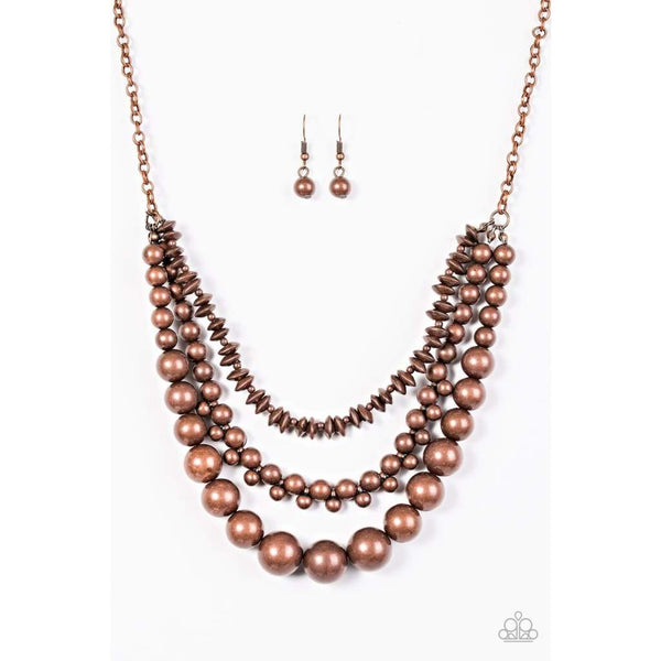 Beaded Beauty - Copper Necklace