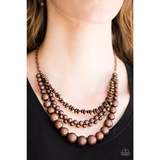Beaded Beauty - Copper Necklace