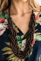 Tahiti Tropic - Brown Necklace